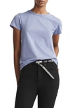 Rag & Bone The Slub Organic Pima Cotton T-shirt In Lavender