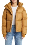 Ugg Vickie Water Resistant Puffer Jacket In Chestnut