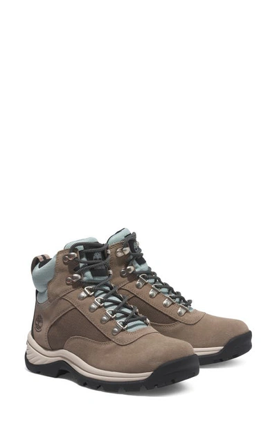 Timberland White Ledge Waterproof Hiking Boot In Taupe/gray