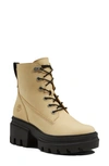 Timberland Everleigh Bootie In Light Yellow Nubuck