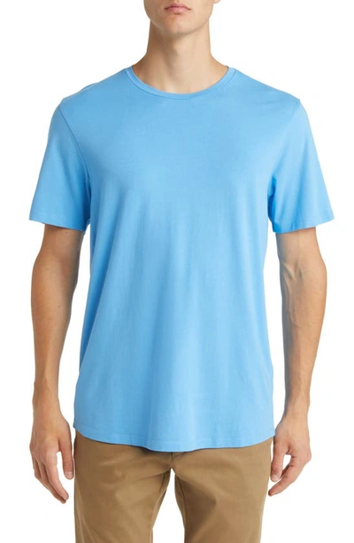 Open Edit Crewneck T-shirt In Blue Maya