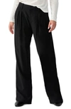 Sanctuary Gab Pleated Wide Leg Pants In Black