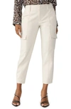Sanctuary Polished Straight Leg Crop Cargo Pants In White