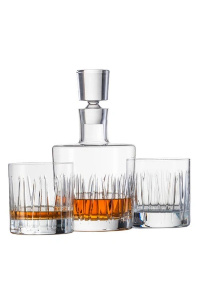 Schott Zwiesel Motion 3-piece Whiskey Set In Clear