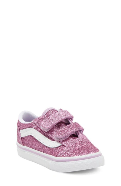 Vans Kids' Baby Pink Old Skool V Sneakers In Lilac