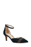 Pelle Moda Kelda Pointed Toe Pump In Midnight