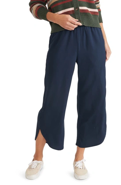 Marine Layer The Allison Tencel® Lyocell Trousers In Navy