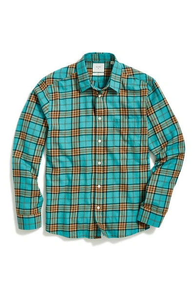 Billy Reid Tuscumbia Standard Fit Plaid Button-up Shirt In Slate/ Multi