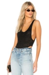 Hot As Hell Rebecchah Lace Bodysuit In Noir