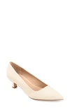 Journee Collection Celica Pointed Toe Pump In Nude
