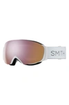 Smith I/o Mag™ Special Fit Snow Goggles In White / Chromapop Rose Gold