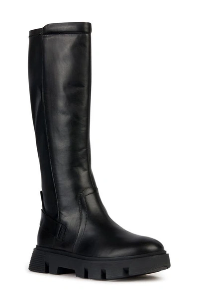 Geox Vilde Tall Boot In Black