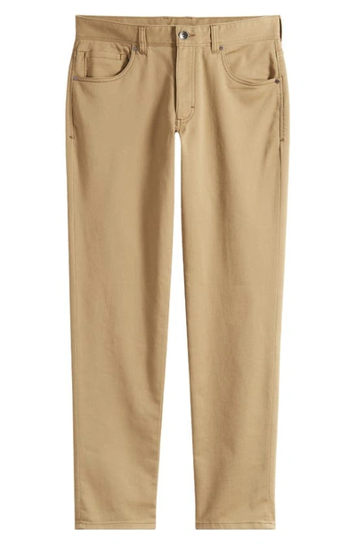 Tommy Bahama Harbor Point 5-pocket Cotton Blend Dobby Pants In Almond