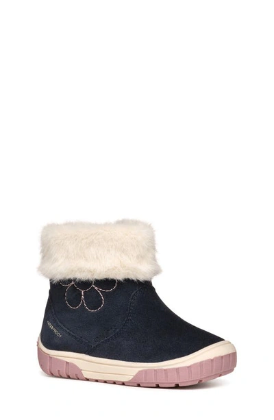 Geox Kids' Comar 4 Waterproof Boot In Navy