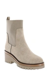 Mia Soraya Lug Wedge Boot In Grey