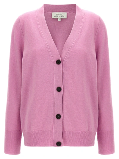Studio Nicholson Rall Sweater, Cardigans In Pink