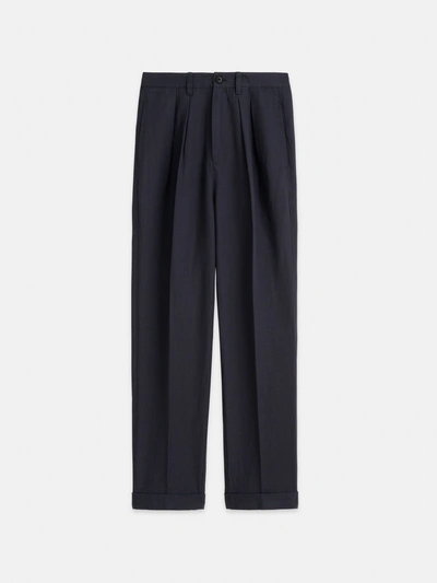 Alex Mill Double Pleat Pant In Twill In Washed Black