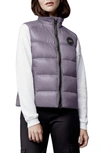 Canada Goose Cypress Water Repellent 750 Fill Power Down Packable Vest In Thistle Purple