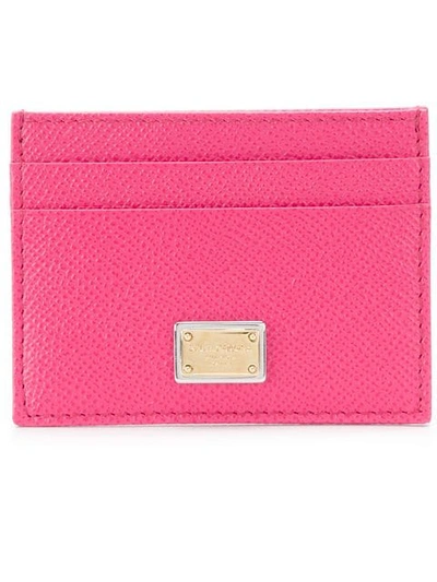 Dolce & Gabbana Card Holder In Pink