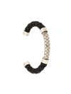 Bottega Veneta Nero Intrecciato Nappa Bracelet In Black