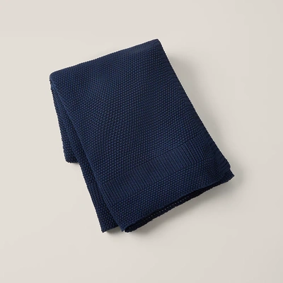 Ralph Lauren Pursell Throw Blanket In Blue