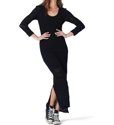 Saltwater Luxe Ronni Midi Dress In Black