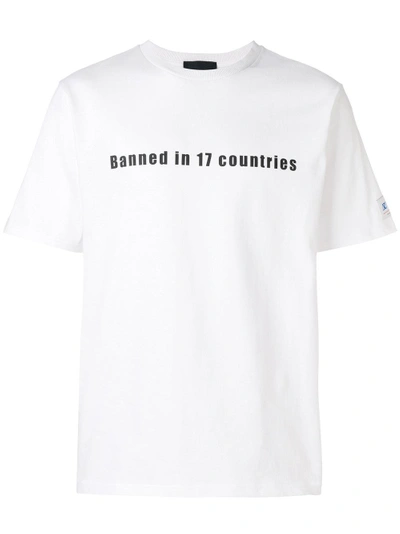 Xander Zhou Printed T-shirt - Unavailable In White