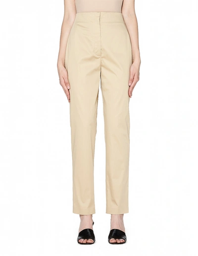 The Row Beige Cotton Trousers