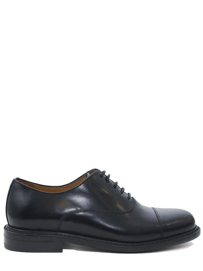 Berwick - Derby Lace-up In Smooth Leather With Goodyear Processing In Black