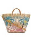 Aranaz Sunset Straw Tote In Neutrals