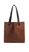 Otaat/myers Collective Square Tote Bag In Tobacco/black