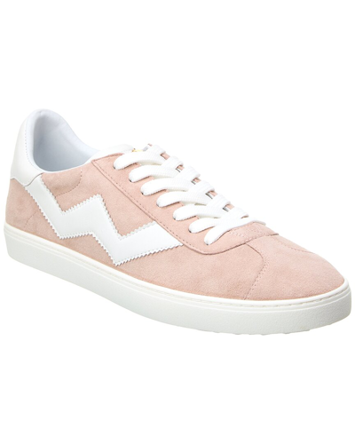 Stuart Weitzman Daryl Suede Sneaker In Pink