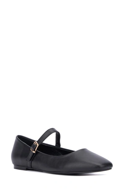 New York And Company Page Mary Jane Ballet Flat In Black