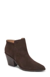 Blondo Noel Waterproof Pointed Toe Bootie In Java Suede