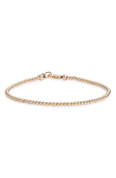 Set & Stones Leni Bead Bracelet In Gold