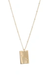 Set & Stones Zodiac Constellation Pendant Necklace In Gold - Aries