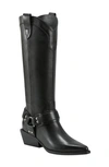 Marc Fisher Rally Pointed Toe Boot In Black