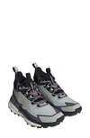 Adidas Originals Terrex Free Hiker 2 Gore-tex® Hiking Shoe In Silver/ Silver/ Lucid Lemon