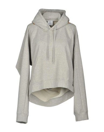 Vetements Hooded Sweatshirt In Light Grey