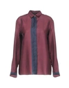 Antonelli Patterned Shirts & Blouses In Maroon