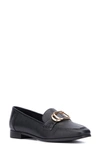 New York And Company Ramira Buckle Loafer In Black