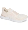 Apl Athletic Propulsion Labs Women's Techloom Bliss Knit Slip-on Sneakers In Nude White