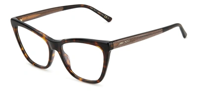 Jimmy Choo Women's 53 Mm Opticals In Brown