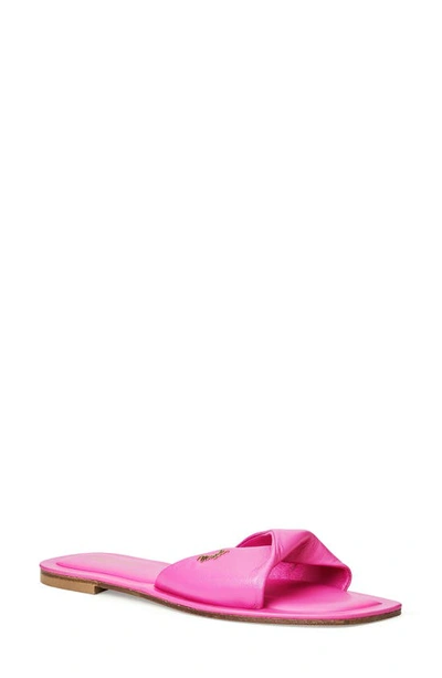 Bruno Magli Francis Slide Sandal In Magenta