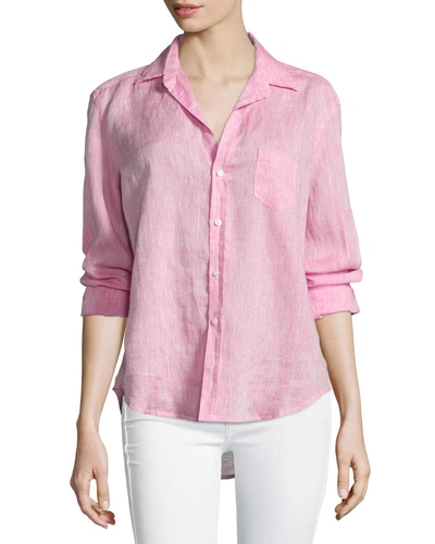 Frank & Eileen Eileen Button-front Shirt, Pink