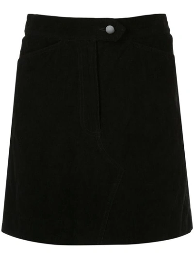 Zambesi Denim Mini Skirt In Black