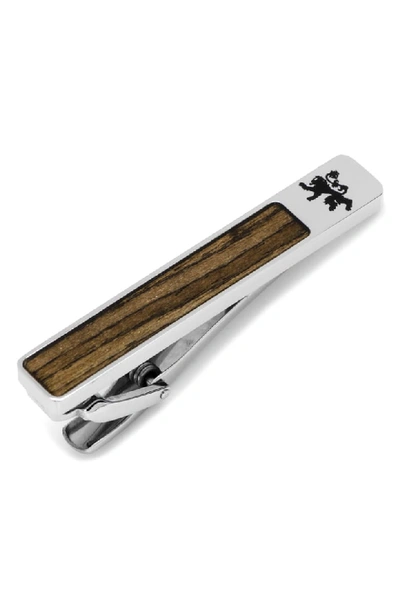 Cufflinks, Inc Game Of Thrones Lannister Filigree Wood-inlay Tie Clip In Silver/ Wood