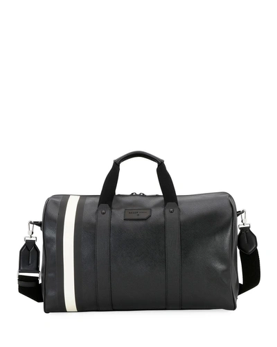 Bally Men's Stuart Of0 Faux-leather Weekender Bag In Black