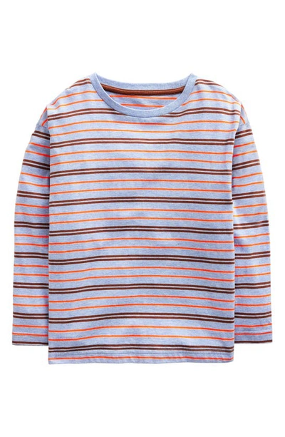 Mini Boden Kids' Stripe Long Sleeve T-shirt In Multi