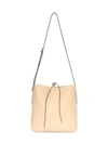 Michael Michael Kors Junie Large Pebbled Leather Messenger In Butternut/gold